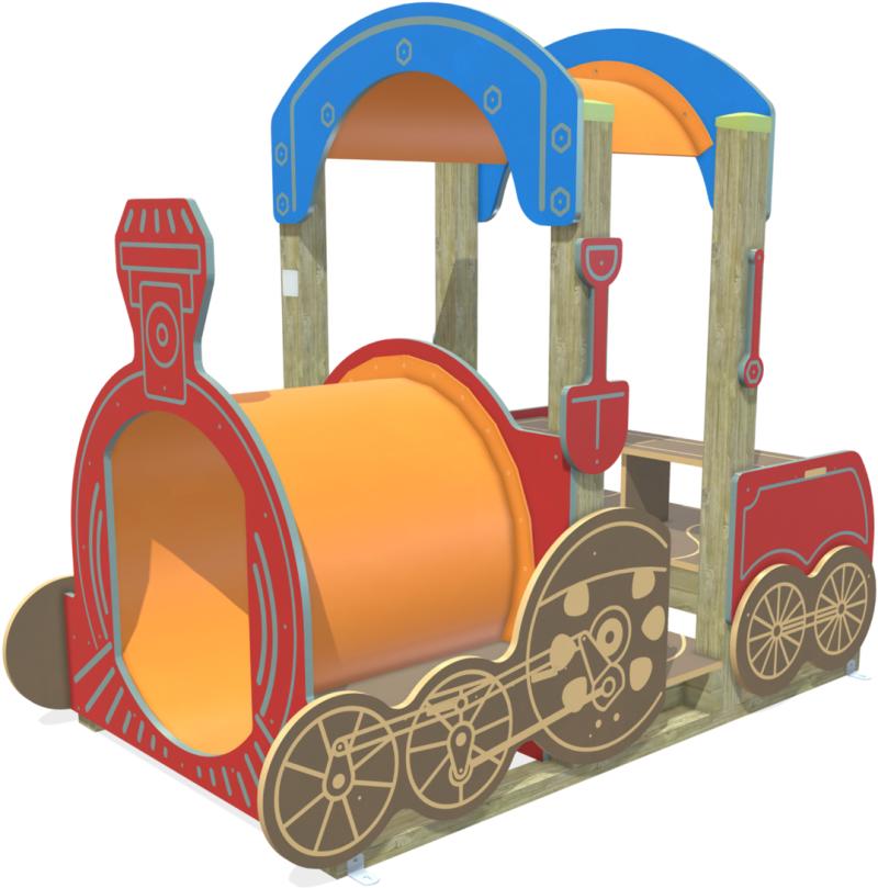 playgrounds themed structures locomotive xu67