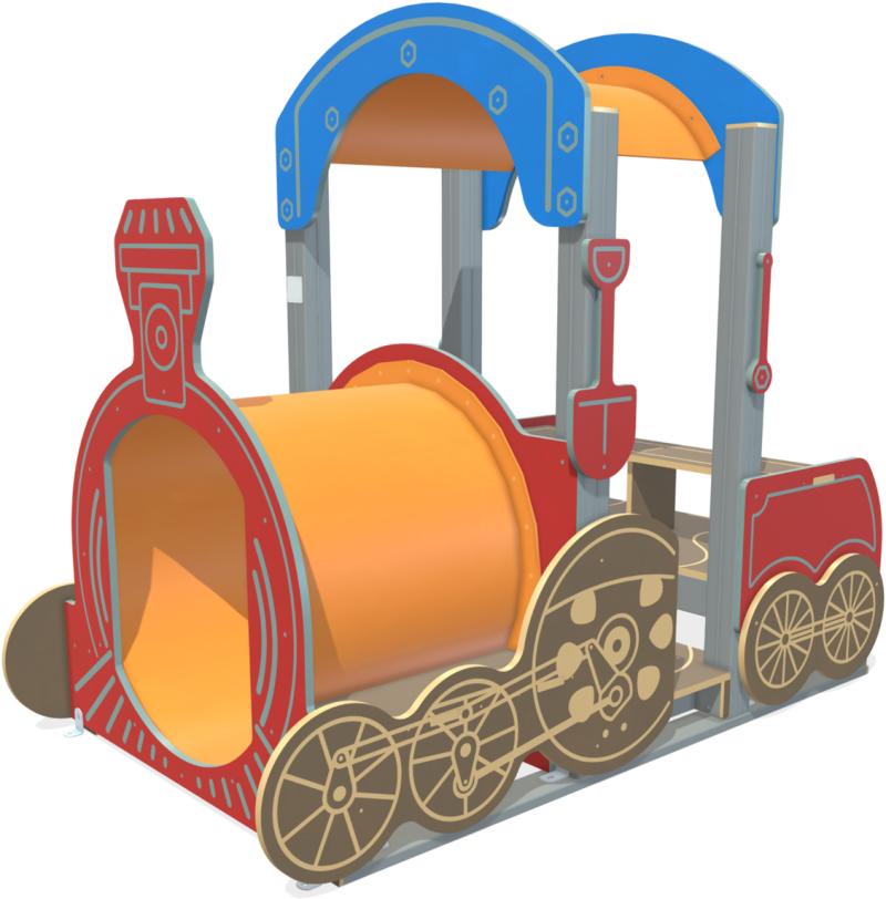 playgrounds themed structures locomotive xu67alu