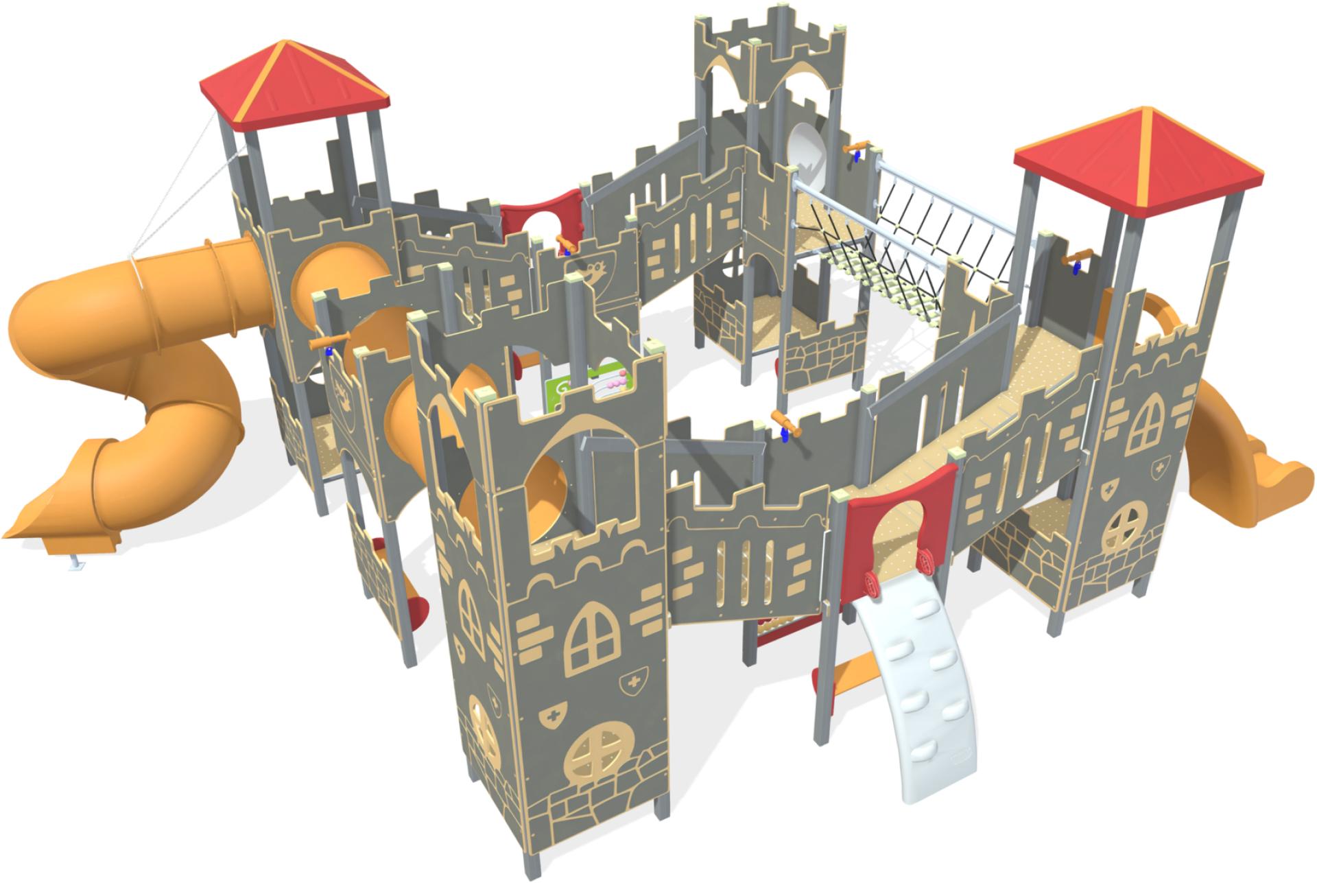 parchi strutture a tema fort romy alluminio xt400alu