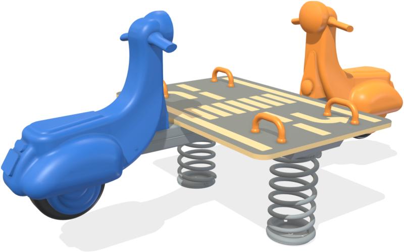 playgrounds spring riders line cross xum40