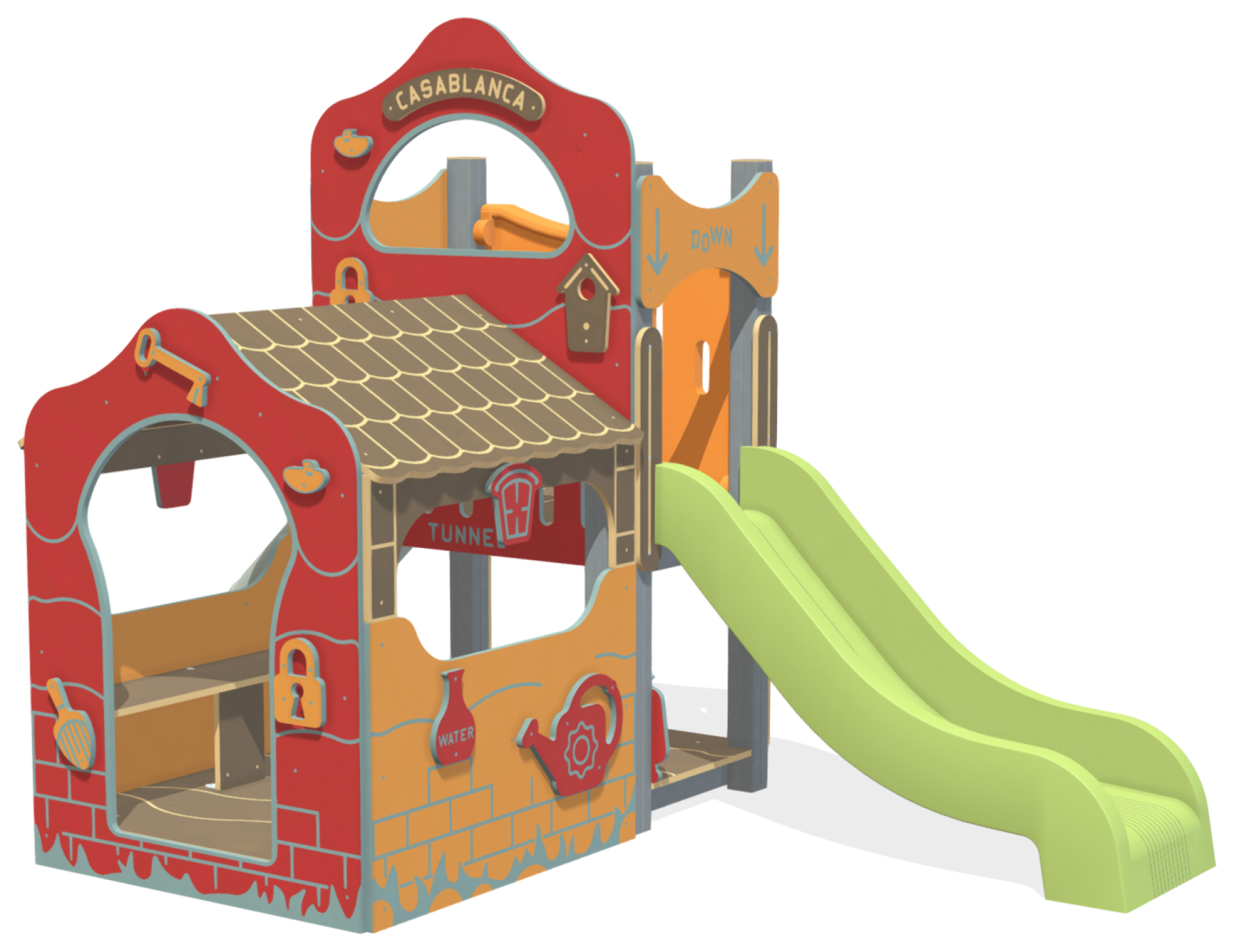 playgrounds playhouses line casablanca aluminium xoxi11