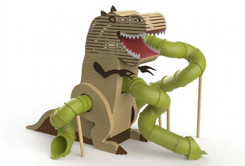 parchi fantasy t rex verticale xfy400