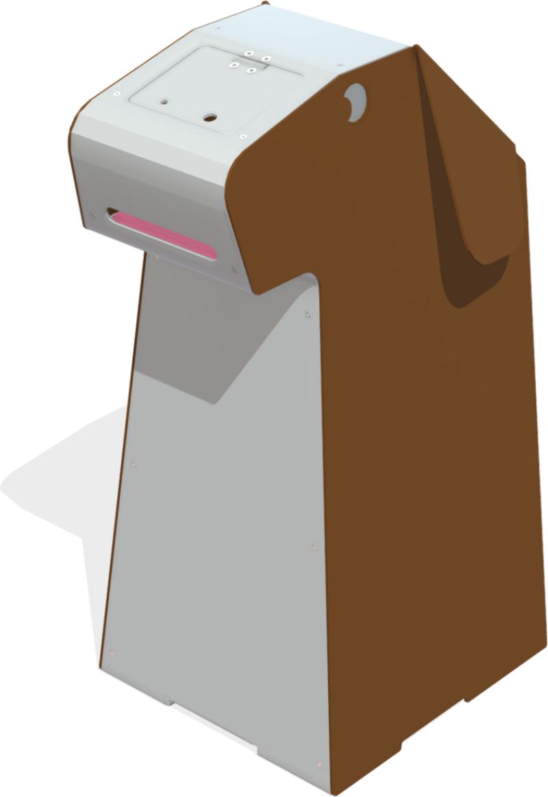 arredo cestini portarifiuti bau bau dog toilet dtb01