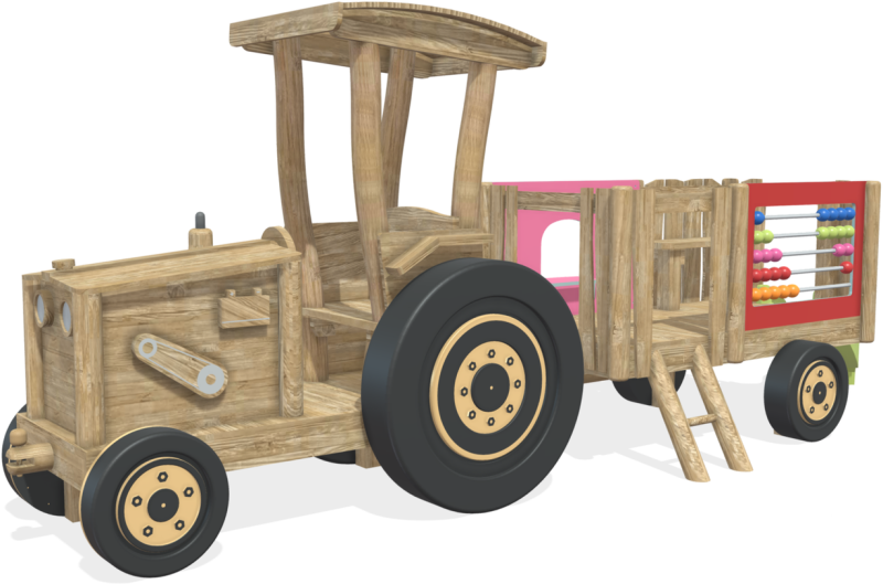 playgrounds robinia tower tractor with trailer xru31