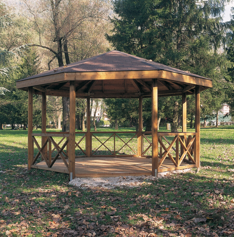 arredo gazebi e pergolati gazebo ottogonale
