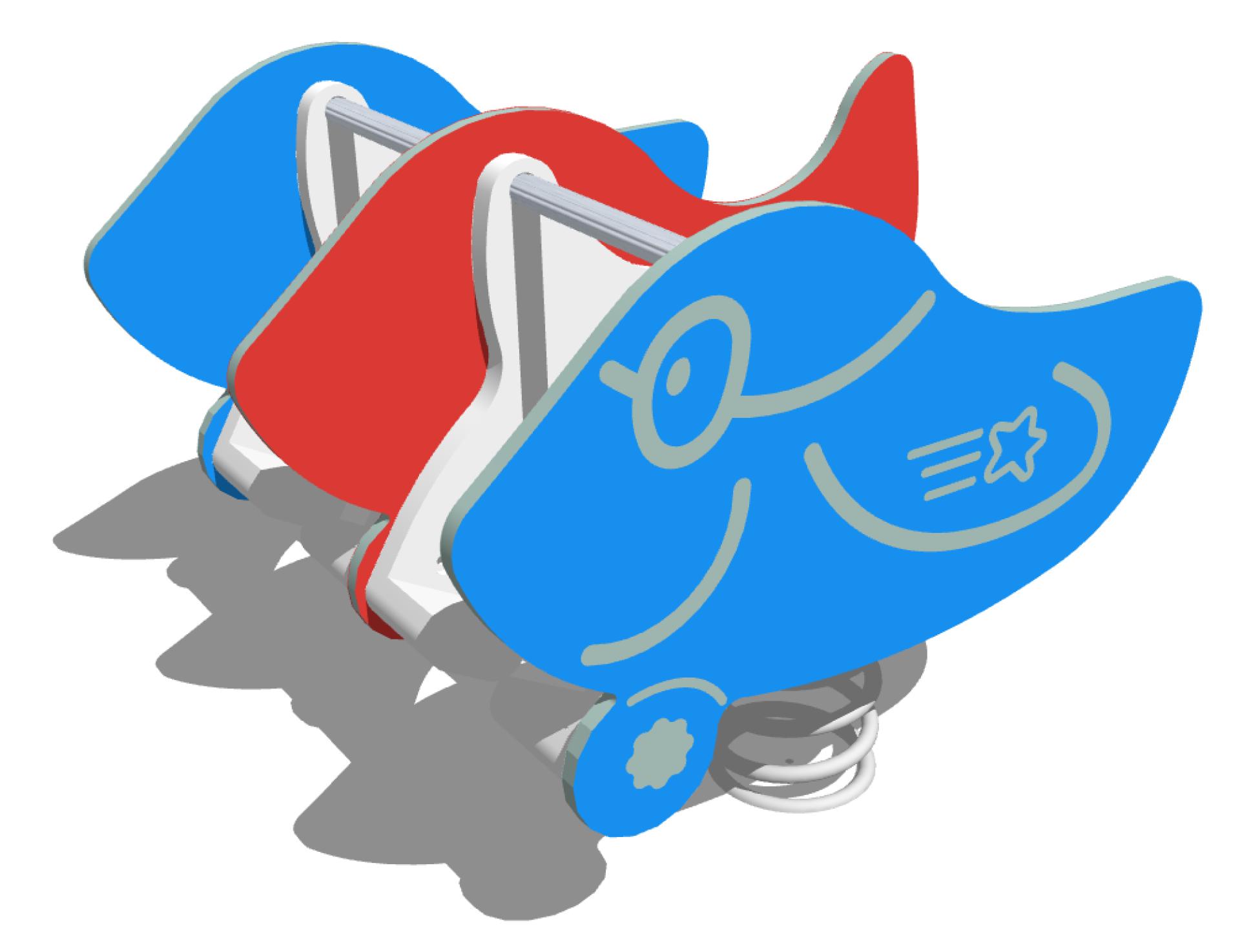 parchi linea giochi a molla topfun xum18