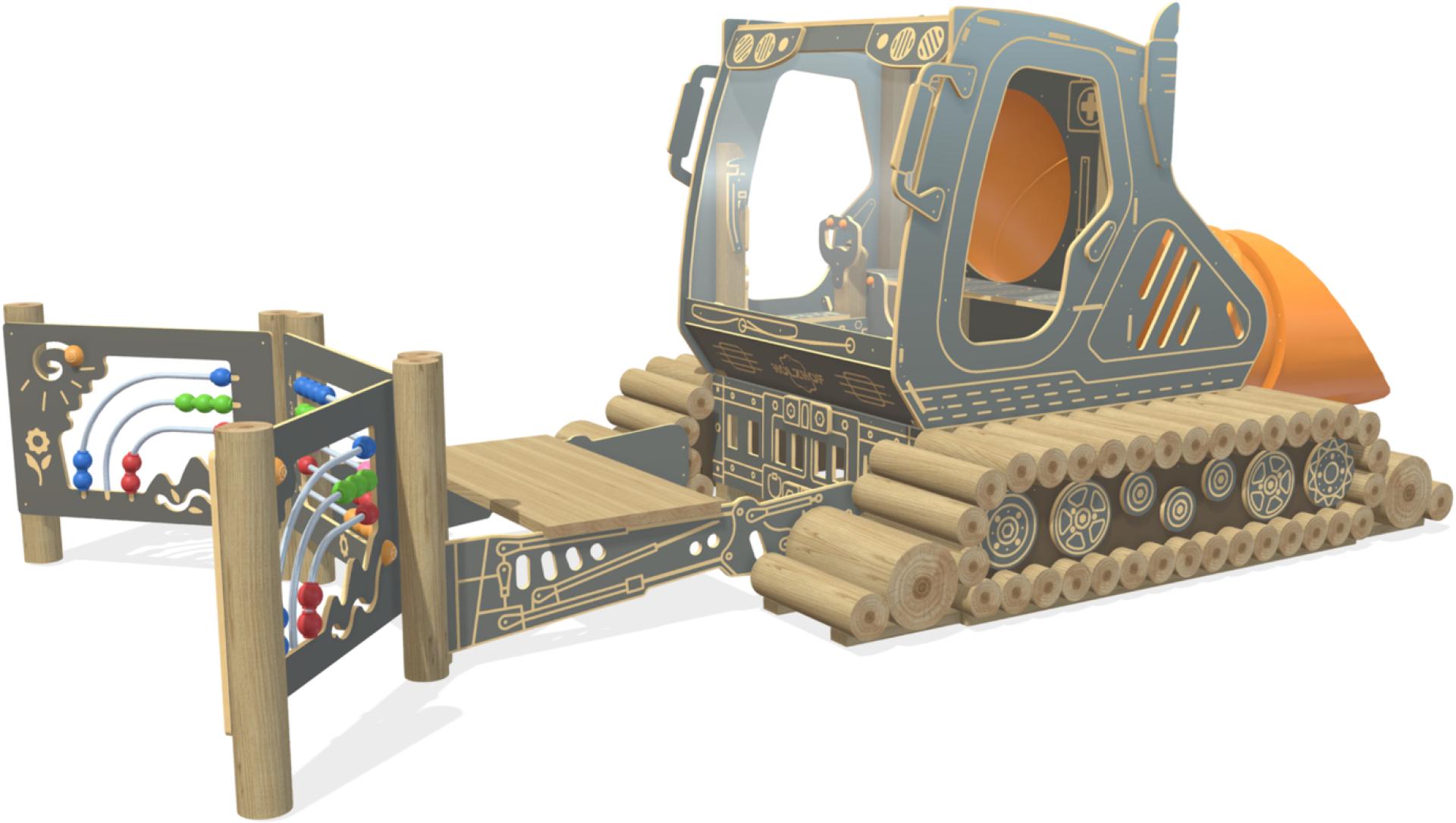 playgrounds themed structures snowcat xu10