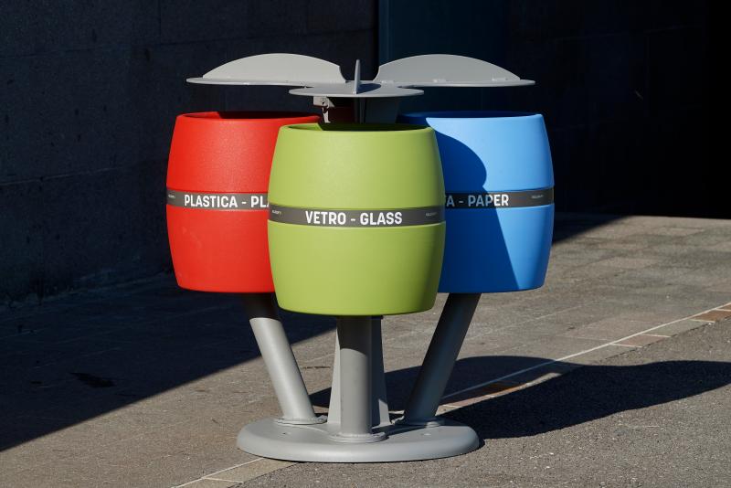 furniture waste bins trio ct03