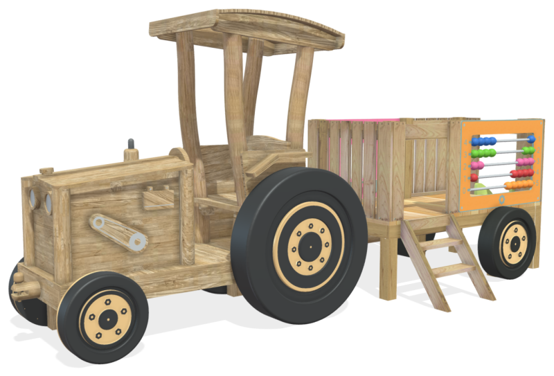 parchi robinia torre trattore con rimorchio xru31